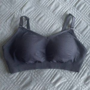 NEVER WORN - knix Good to Go Seamless Medium Impact Bra - Black XXL